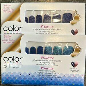 2 Color Street Pedicure sets